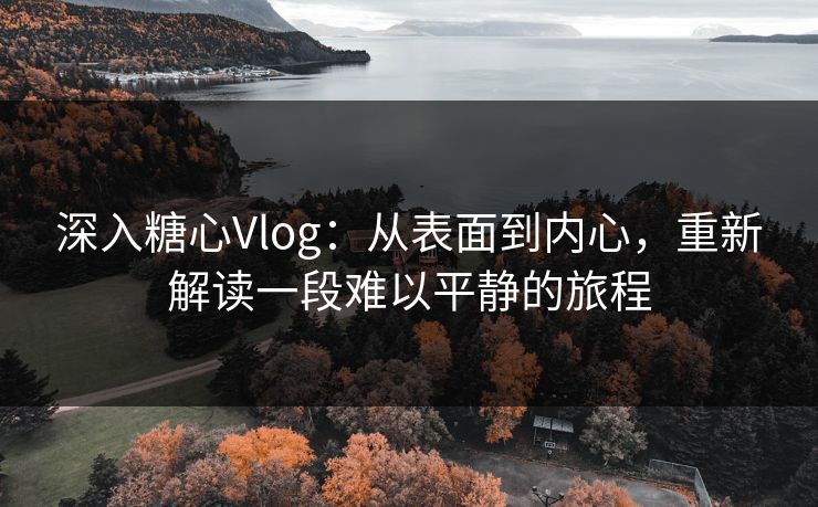 深入糖心Vlog：从表面到内心，重新解读一段难以平静的旅程